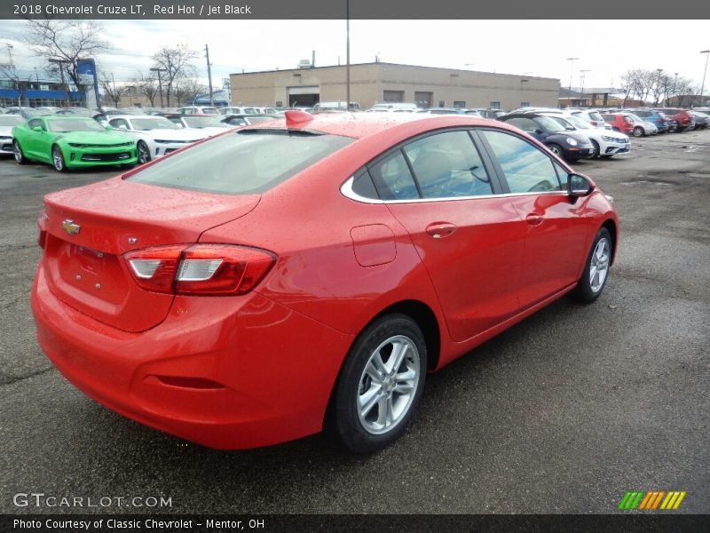 Red Hot / Jet Black 2018 Chevrolet Cruze LT
