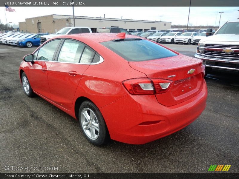 Red Hot / Jet Black 2018 Chevrolet Cruze LT