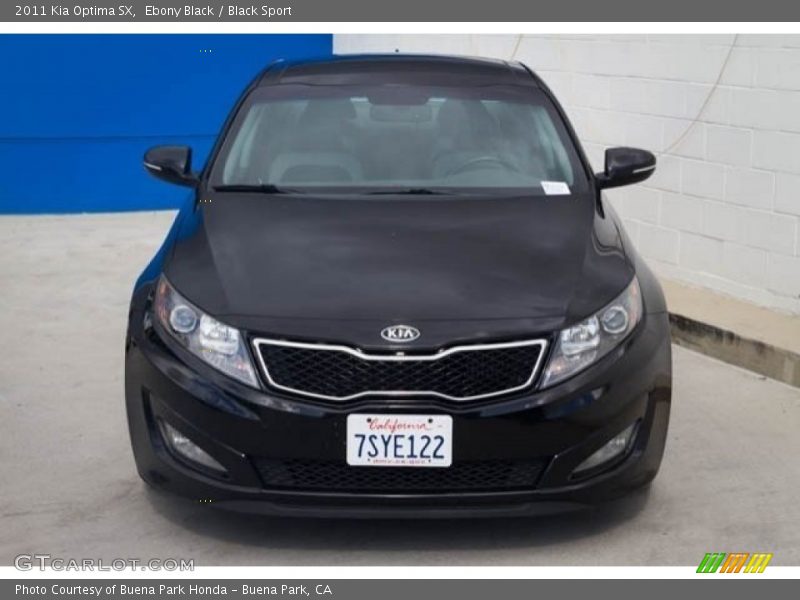 Ebony Black / Black Sport 2011 Kia Optima SX