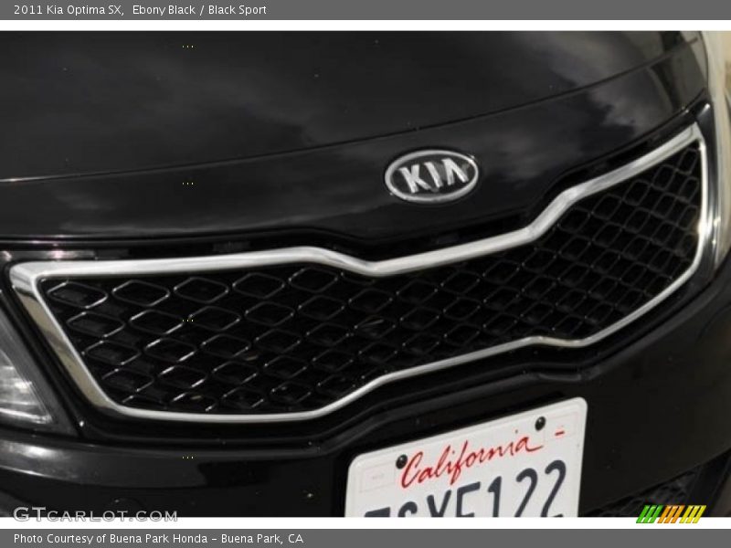 Ebony Black / Black Sport 2011 Kia Optima SX