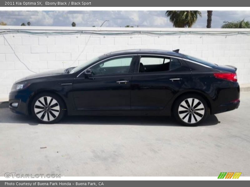 Ebony Black / Black Sport 2011 Kia Optima SX