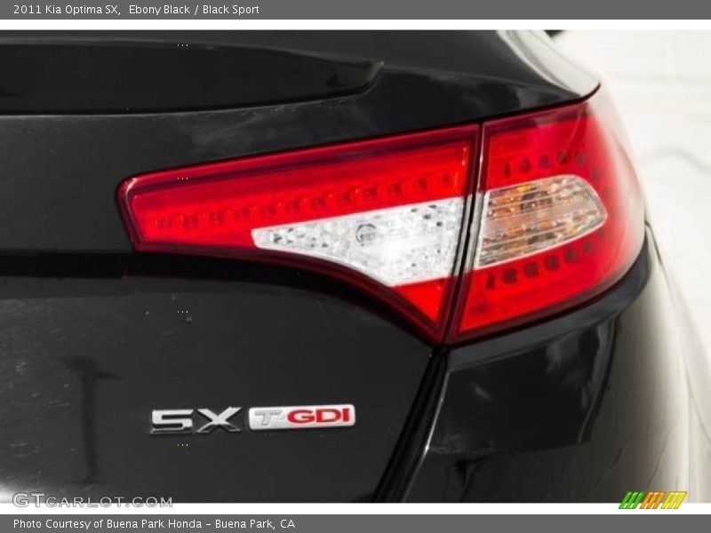 Ebony Black / Black Sport 2011 Kia Optima SX