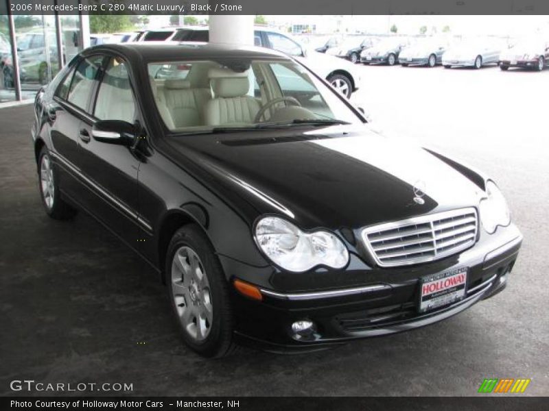 Black / Stone 2006 Mercedes-Benz C 280 4Matic Luxury
