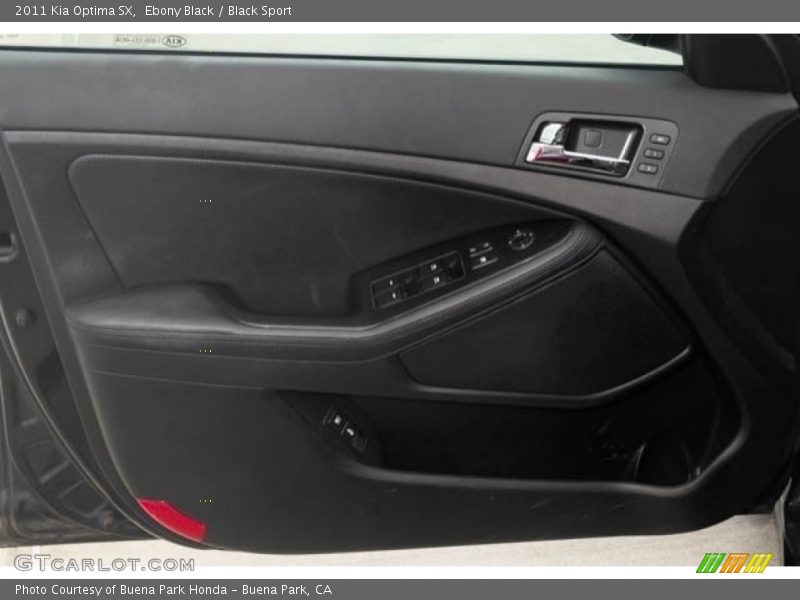 Ebony Black / Black Sport 2011 Kia Optima SX