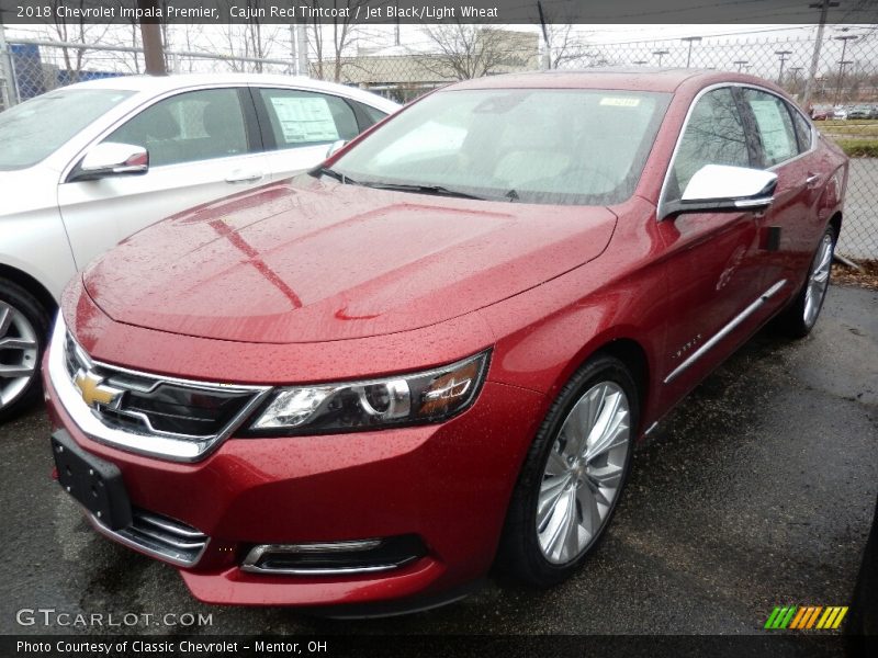 Cajun Red Tintcoat / Jet Black/Light Wheat 2018 Chevrolet Impala Premier