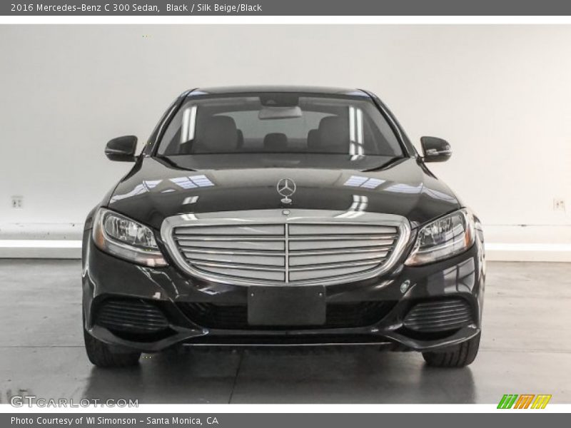 Black / Silk Beige/Black 2016 Mercedes-Benz C 300 Sedan