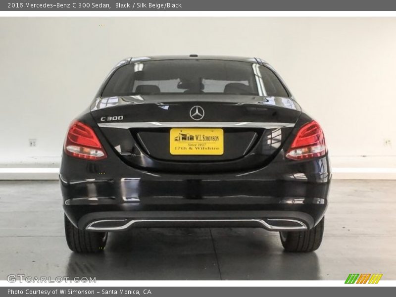 Black / Silk Beige/Black 2016 Mercedes-Benz C 300 Sedan