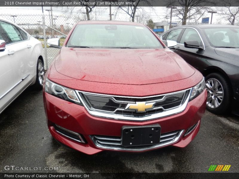 Cajun Red Tintcoat / Jet Black/Light Wheat 2018 Chevrolet Impala Premier
