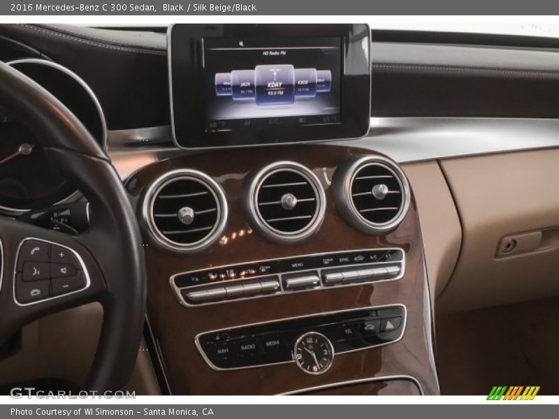 Black / Silk Beige/Black 2016 Mercedes-Benz C 300 Sedan