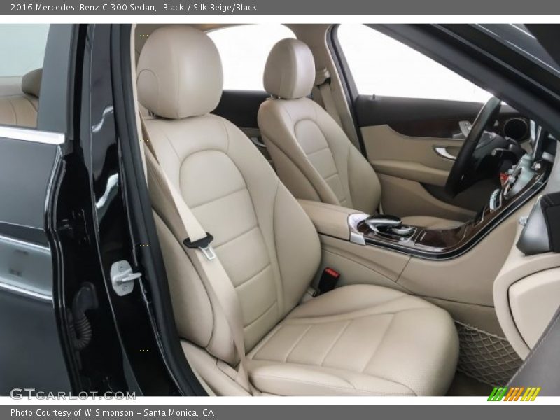 Black / Silk Beige/Black 2016 Mercedes-Benz C 300 Sedan