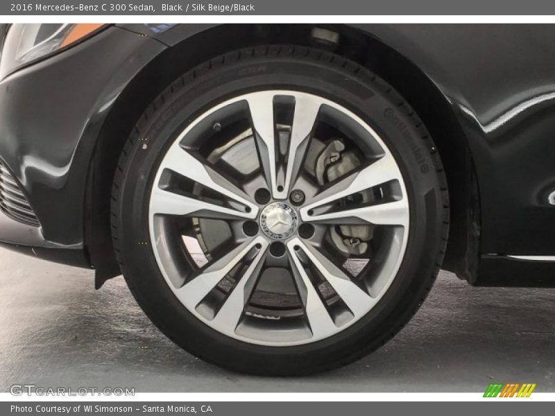 Black / Silk Beige/Black 2016 Mercedes-Benz C 300 Sedan