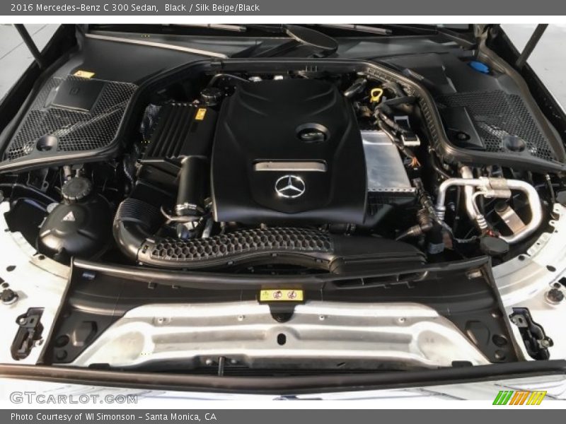 Black / Silk Beige/Black 2016 Mercedes-Benz C 300 Sedan