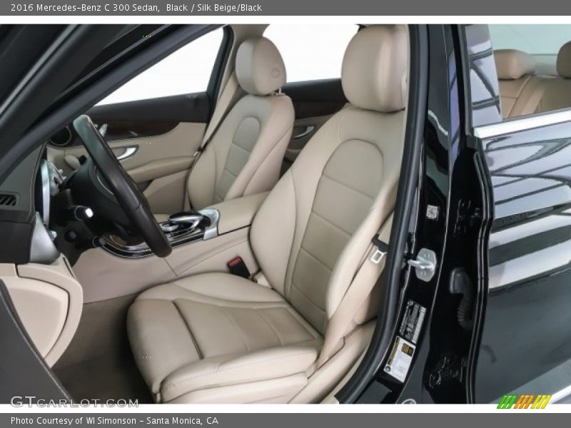 Black / Silk Beige/Black 2016 Mercedes-Benz C 300 Sedan