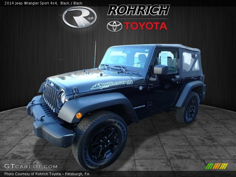 Black / Black 2014 Jeep Wrangler Sport 4x4