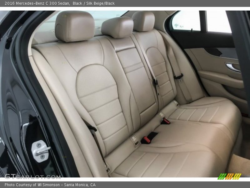 Black / Silk Beige/Black 2016 Mercedes-Benz C 300 Sedan