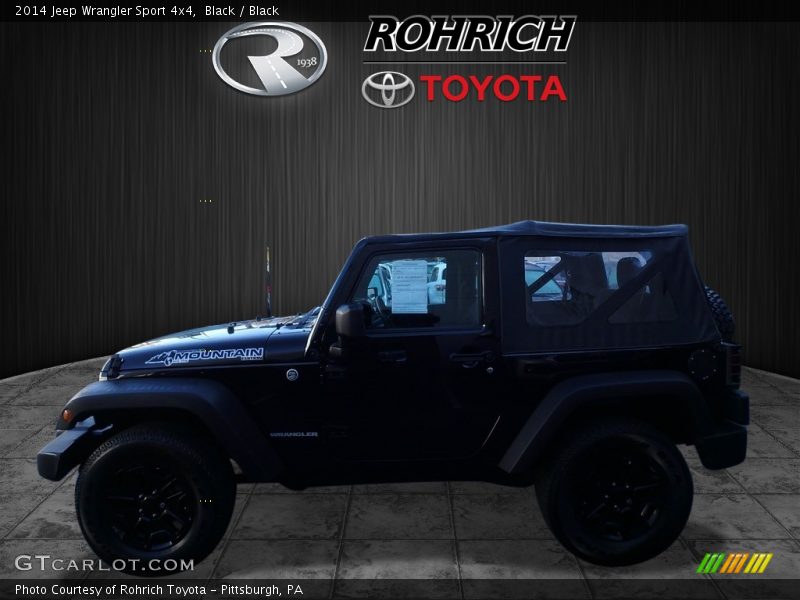 Black / Black 2014 Jeep Wrangler Sport 4x4