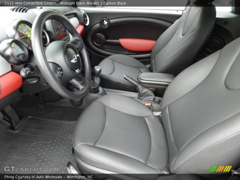 Midnight Black Metallic / Carbon Black 2015 Mini Convertible Cooper