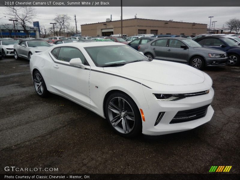 Summit White / Jet Black 2018 Chevrolet Camaro LT Coupe