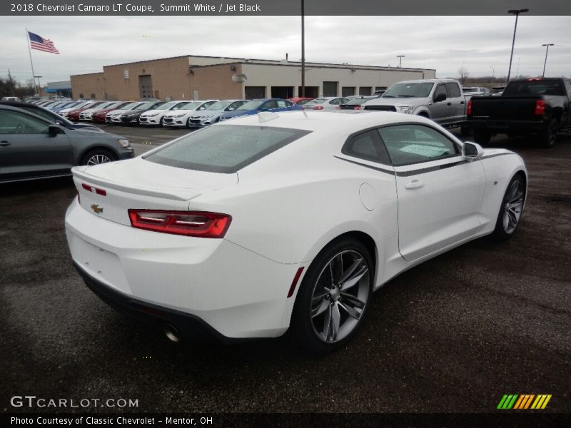 Summit White / Jet Black 2018 Chevrolet Camaro LT Coupe