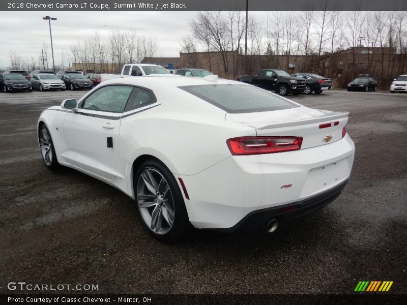 Summit White / Jet Black 2018 Chevrolet Camaro LT Coupe