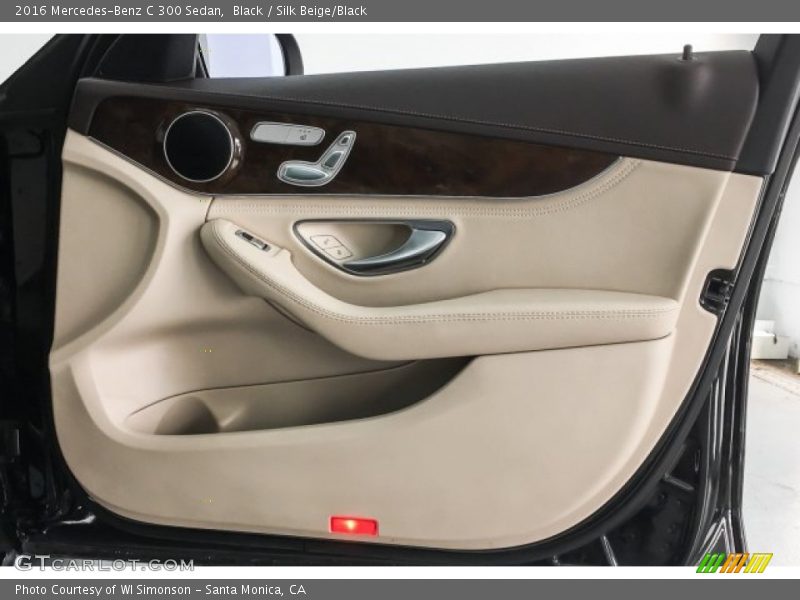 Black / Silk Beige/Black 2016 Mercedes-Benz C 300 Sedan