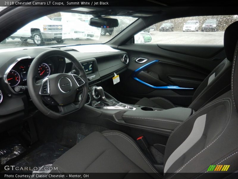 Summit White / Jet Black 2018 Chevrolet Camaro LT Coupe