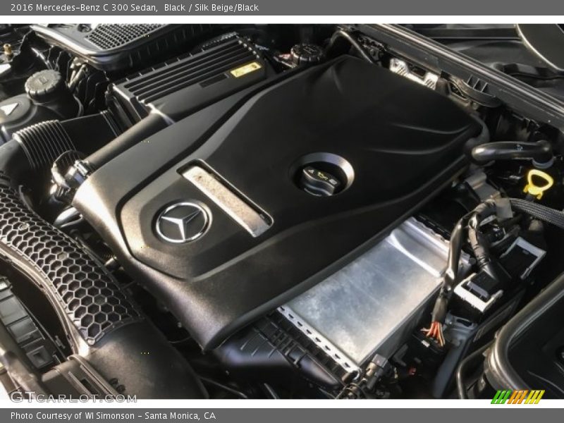 Black / Silk Beige/Black 2016 Mercedes-Benz C 300 Sedan