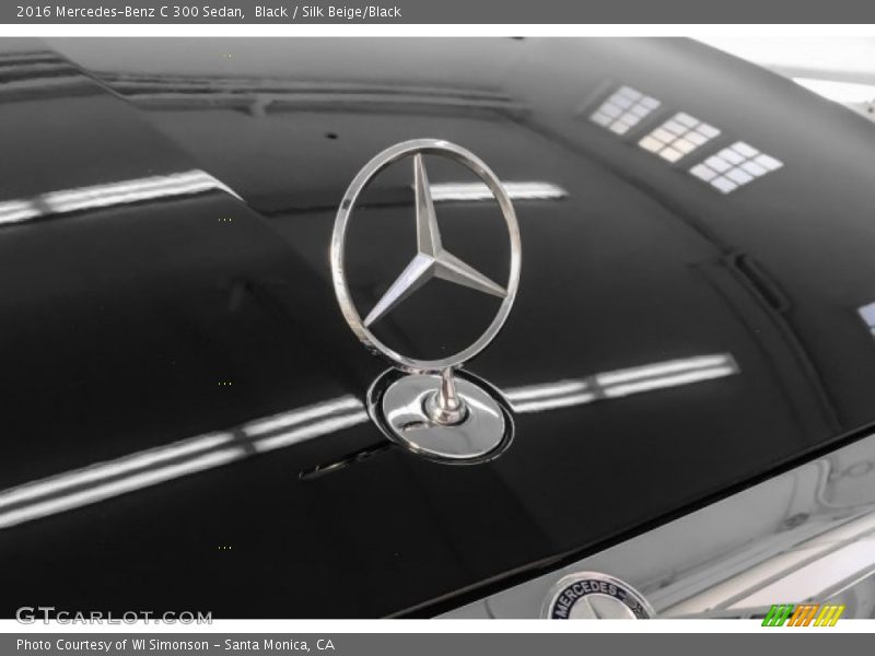 Black / Silk Beige/Black 2016 Mercedes-Benz C 300 Sedan