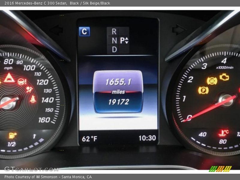 Black / Silk Beige/Black 2016 Mercedes-Benz C 300 Sedan