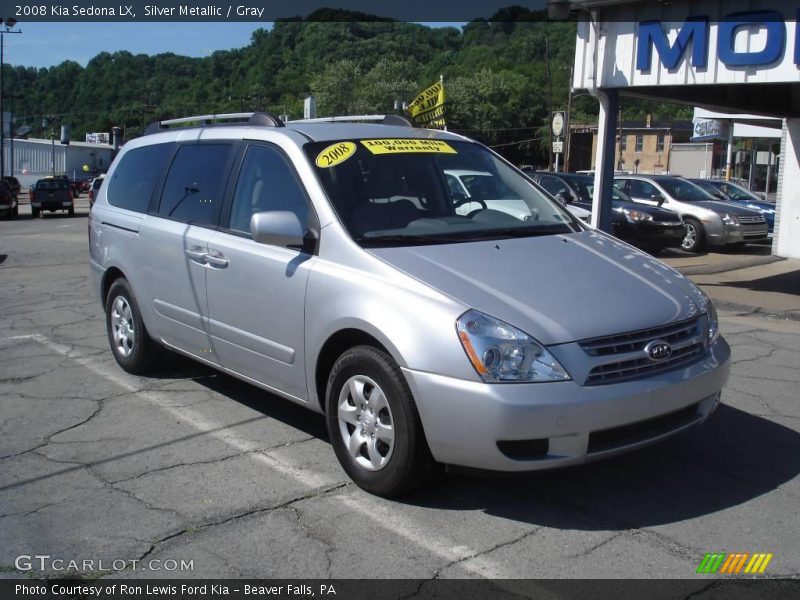 Silver Metallic / Gray 2008 Kia Sedona LX