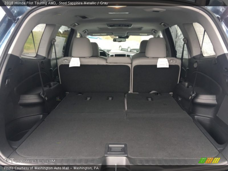 Steel Sapphire Metallic / Gray 2018 Honda Pilot Touring AWD