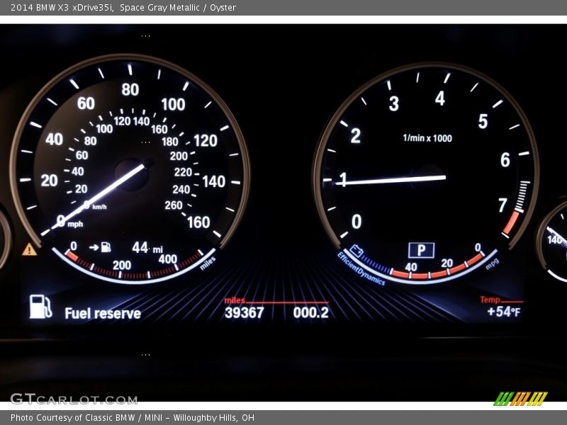 Space Gray Metallic / Oyster 2014 BMW X3 xDrive35i