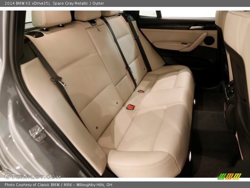 Space Gray Metallic / Oyster 2014 BMW X3 xDrive35i