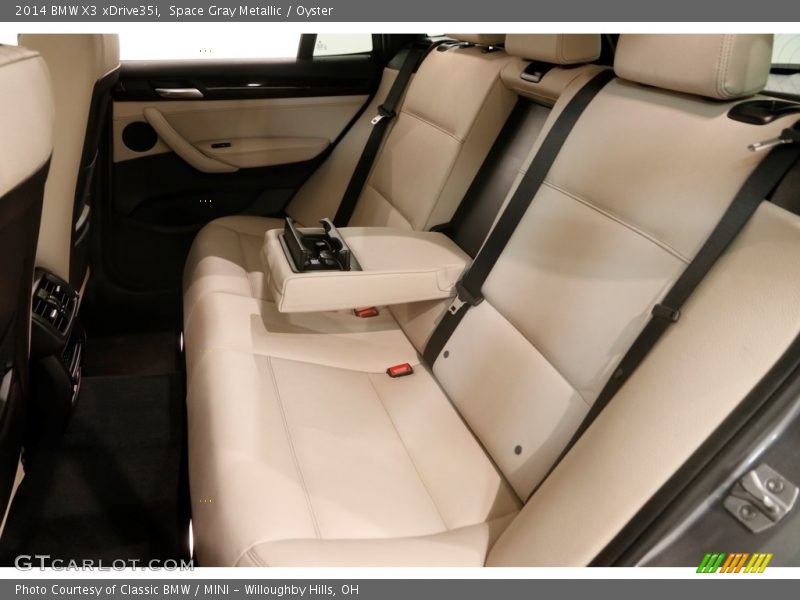 Space Gray Metallic / Oyster 2014 BMW X3 xDrive35i