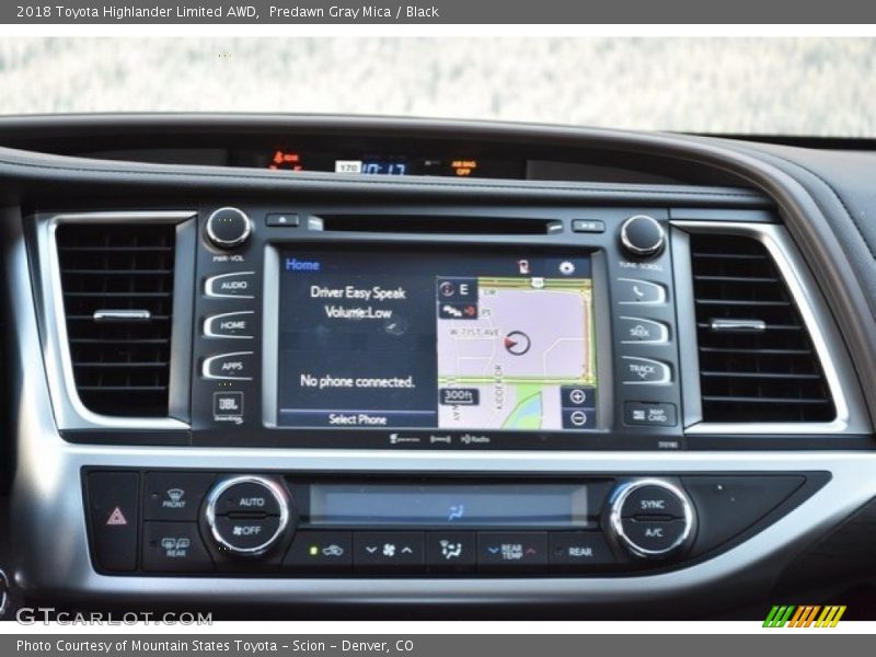 Predawn Gray Mica / Black 2018 Toyota Highlander Limited AWD