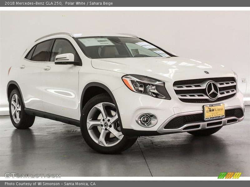 Polar White / Sahara Beige 2018 Mercedes-Benz GLA 250