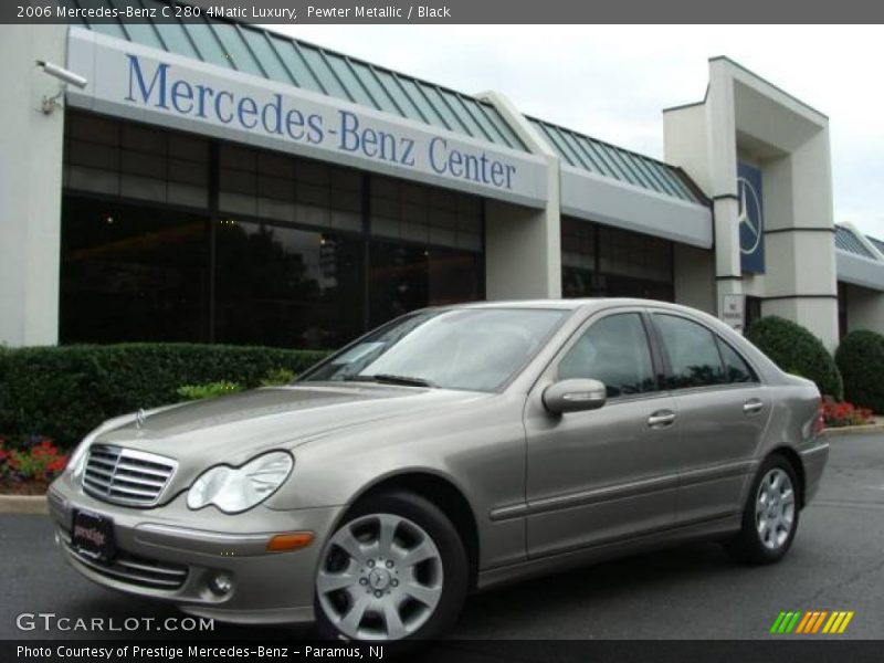 Pewter Metallic / Black 2006 Mercedes-Benz C 280 4Matic Luxury