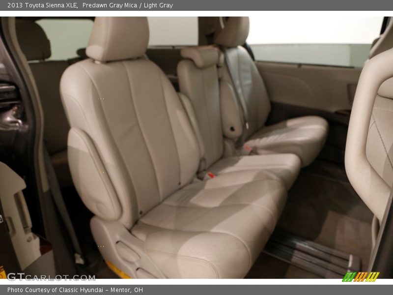 Predawn Gray Mica / Light Gray 2013 Toyota Sienna XLE