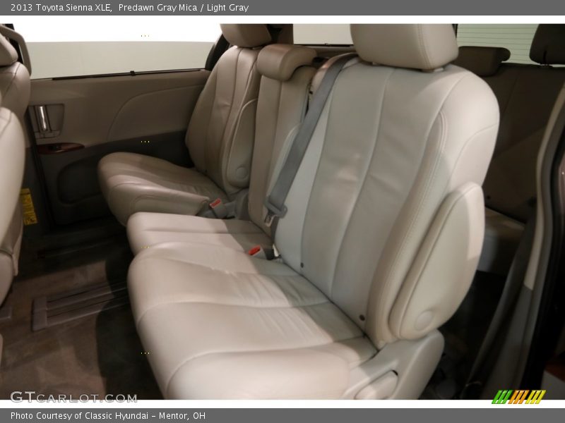 Predawn Gray Mica / Light Gray 2013 Toyota Sienna XLE