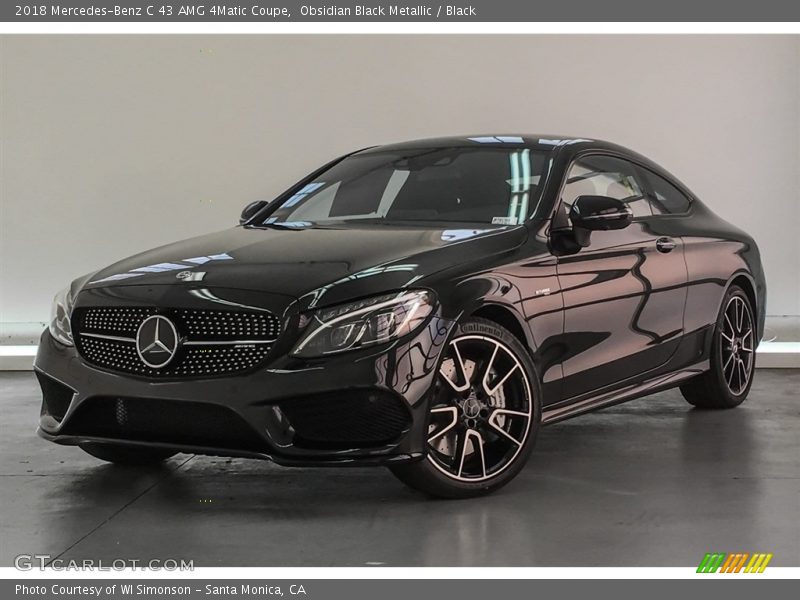  2018 C 43 AMG 4Matic Coupe Obsidian Black Metallic