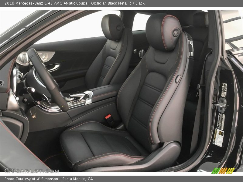 Front Seat of 2018 C 43 AMG 4Matic Coupe