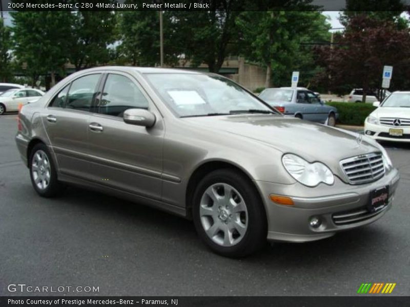 Pewter Metallic / Black 2006 Mercedes-Benz C 280 4Matic Luxury
