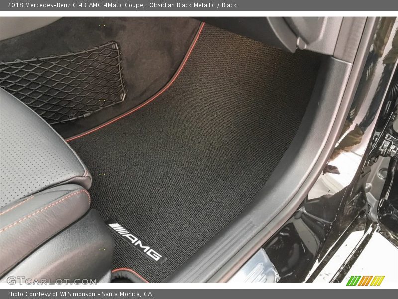 Obsidian Black Metallic / Black 2018 Mercedes-Benz C 43 AMG 4Matic Coupe