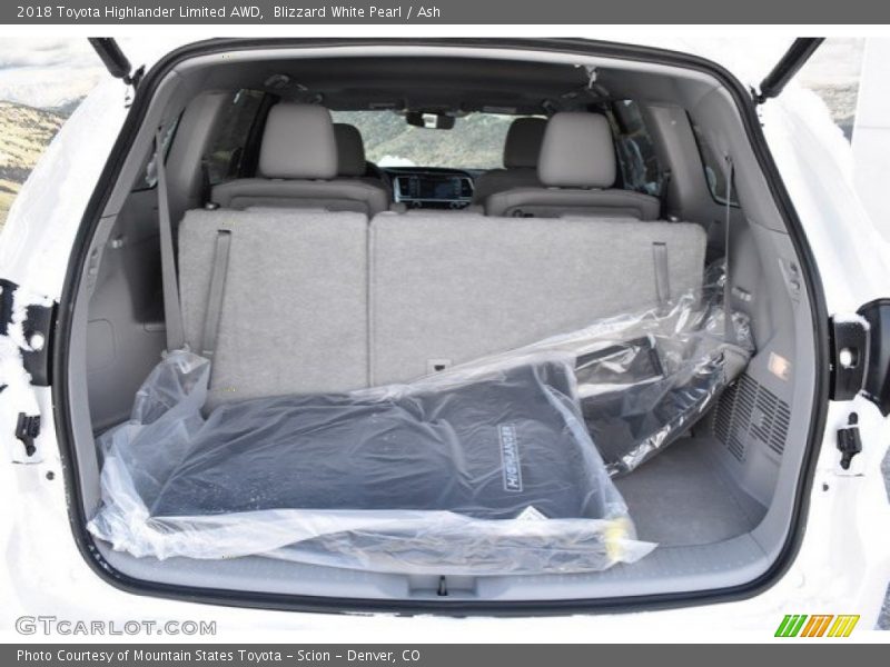 Blizzard White Pearl / Ash 2018 Toyota Highlander Limited AWD