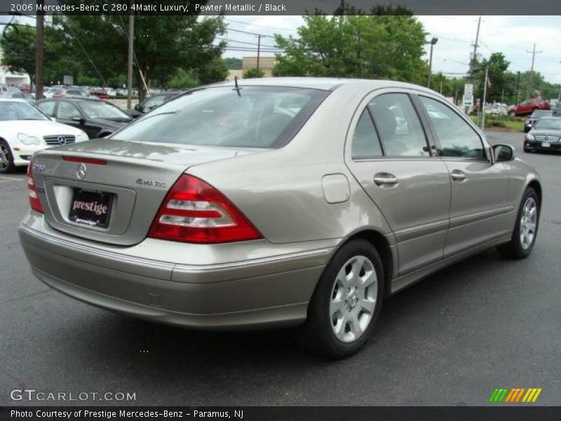 Pewter Metallic / Black 2006 Mercedes-Benz C 280 4Matic Luxury