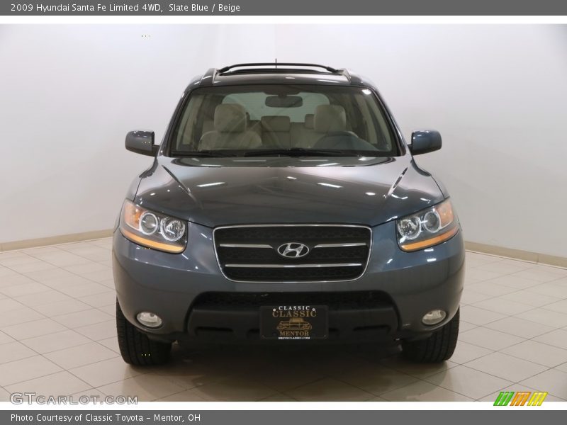 Slate Blue / Beige 2009 Hyundai Santa Fe Limited 4WD
