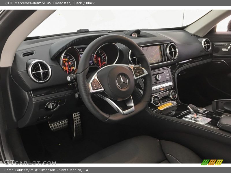 Black / Black 2018 Mercedes-Benz SL 450 Roadster
