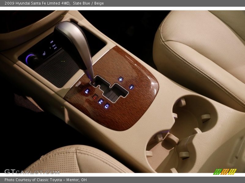 Slate Blue / Beige 2009 Hyundai Santa Fe Limited 4WD