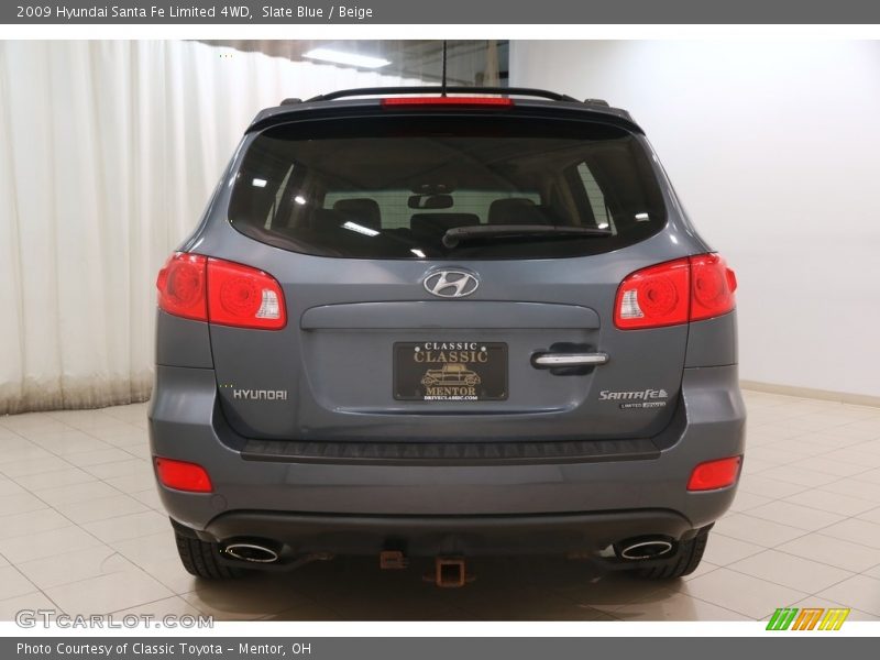 Slate Blue / Beige 2009 Hyundai Santa Fe Limited 4WD