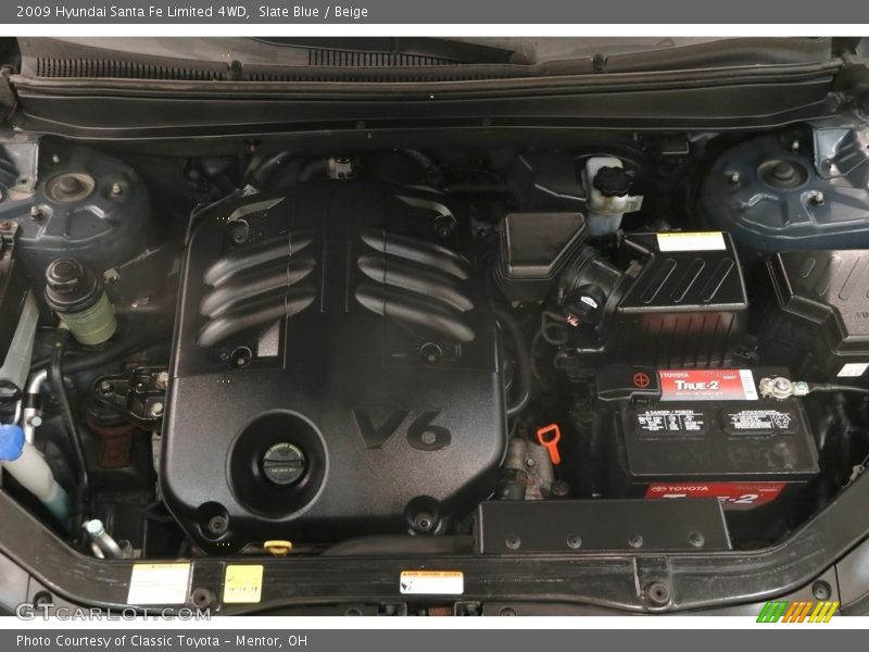 Slate Blue / Beige 2009 Hyundai Santa Fe Limited 4WD
